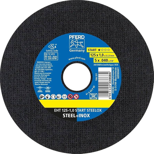 Abrasive Cutting Disc 125x1.0x22 Bore